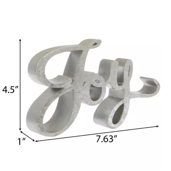 GIVEY Hobby Lobby Glitter Joy Decor NWT - Picture 3 of 4